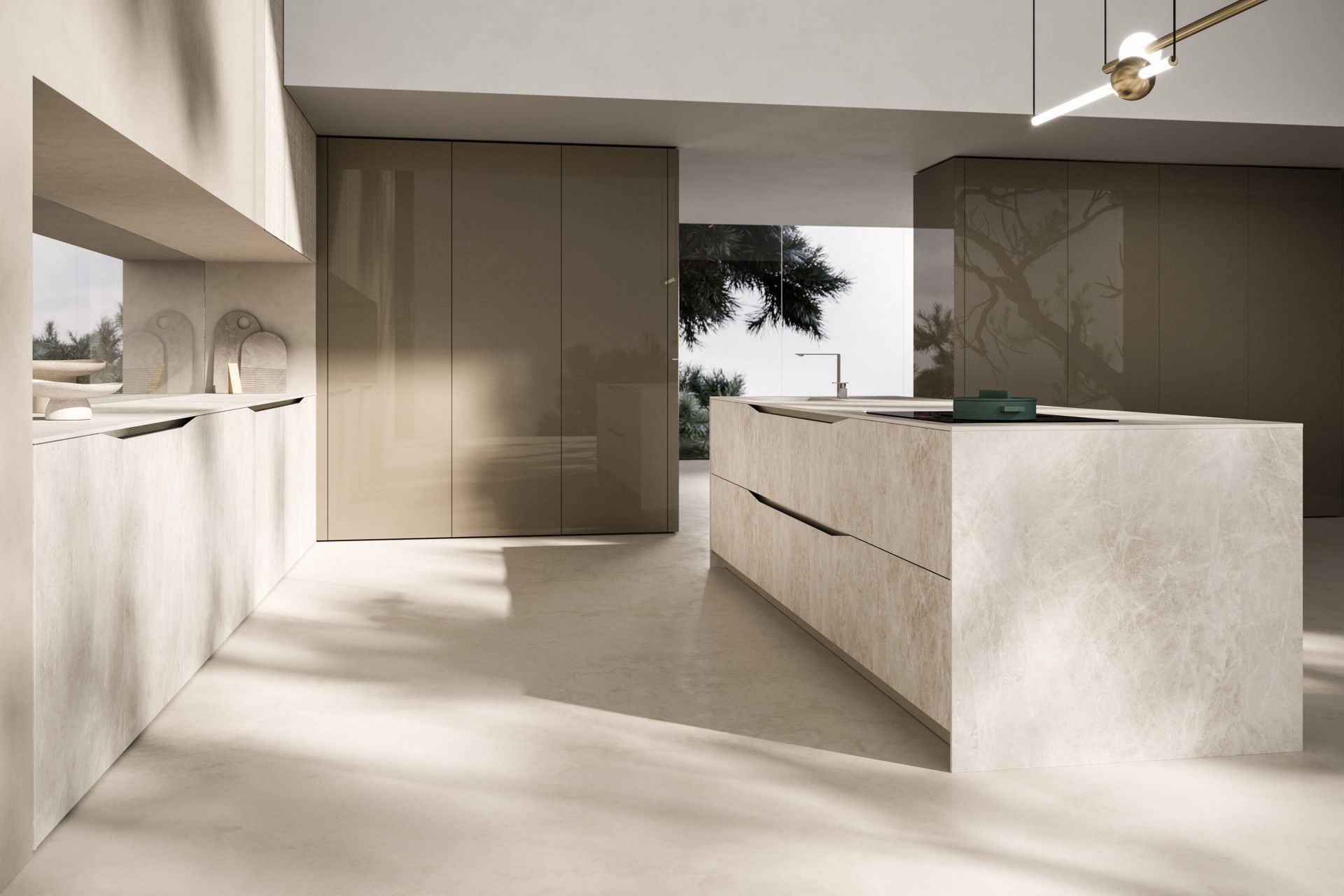 snaidero america elementi kitchen monolitic design